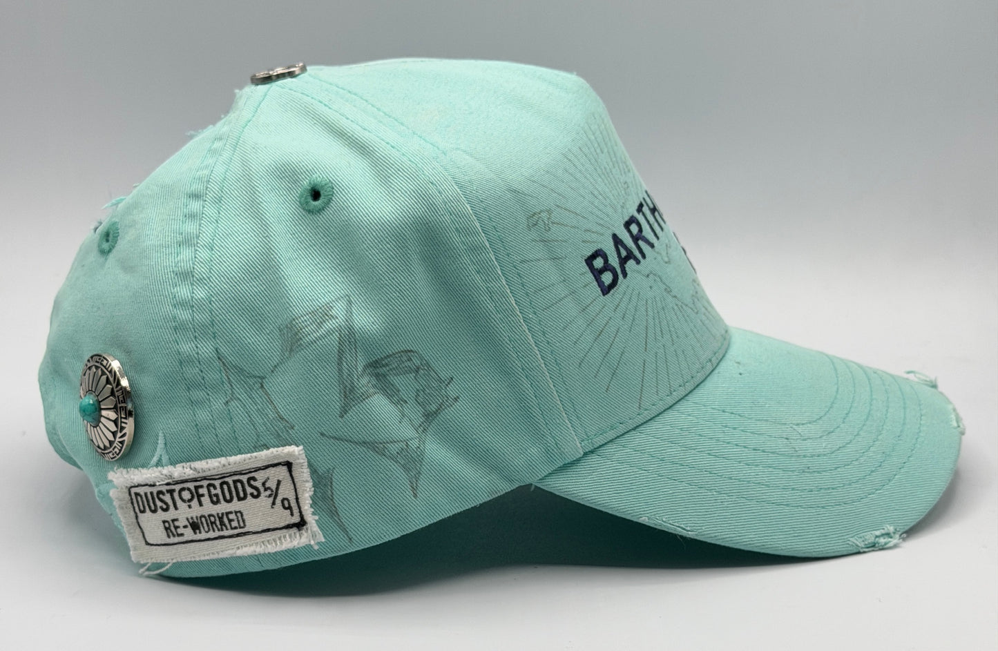 Dust of Gods Turquoise/Navy Trucker Cap