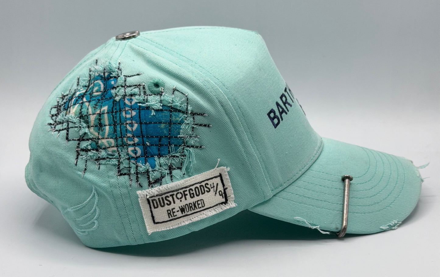 Dust of Gods Turquoise/Navy Blue Trucker Cap