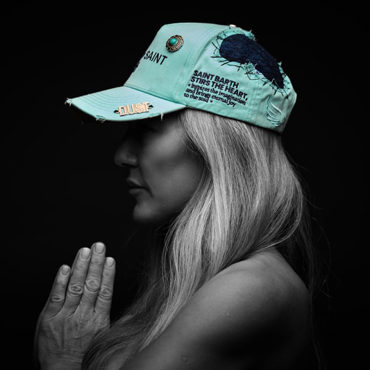 Dust of Gods Turquoise/Navy Trucker Cap