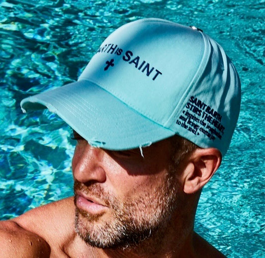 Teal Blue Trucker Cap