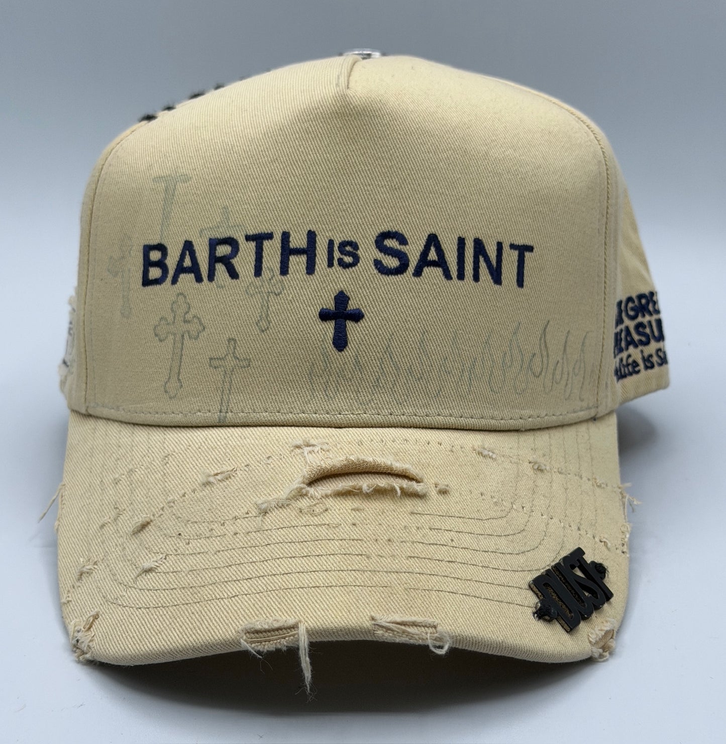 Dust of Gods Beige/Navy Blue Trucker Cap