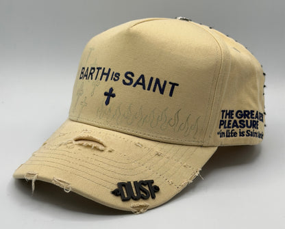 Dust of Gods Beige/Navy Blue Trucker Cap