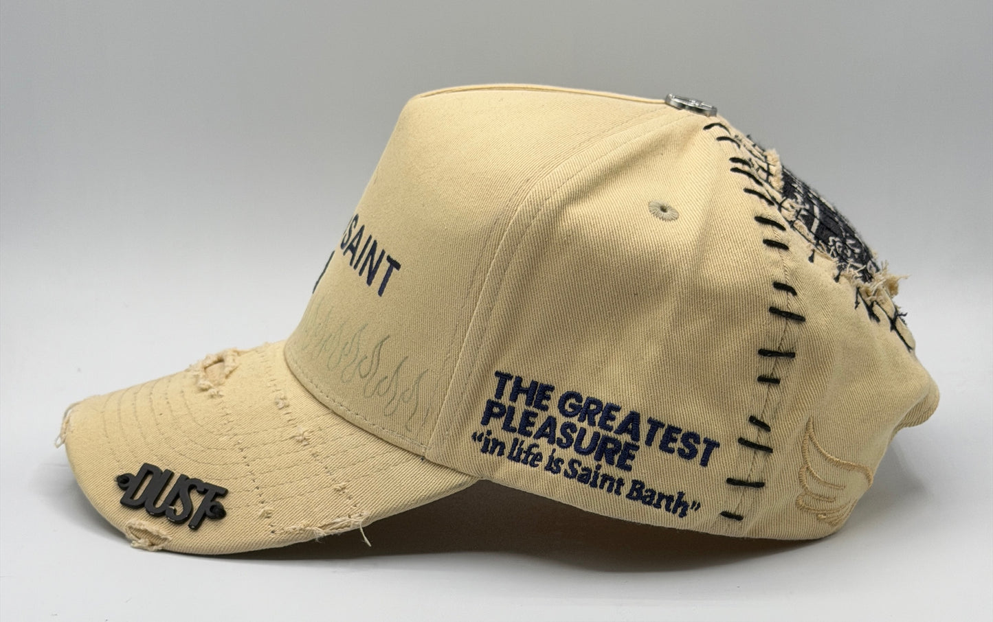 Dust of Gods Beige/Navy Blue Trucker Cap