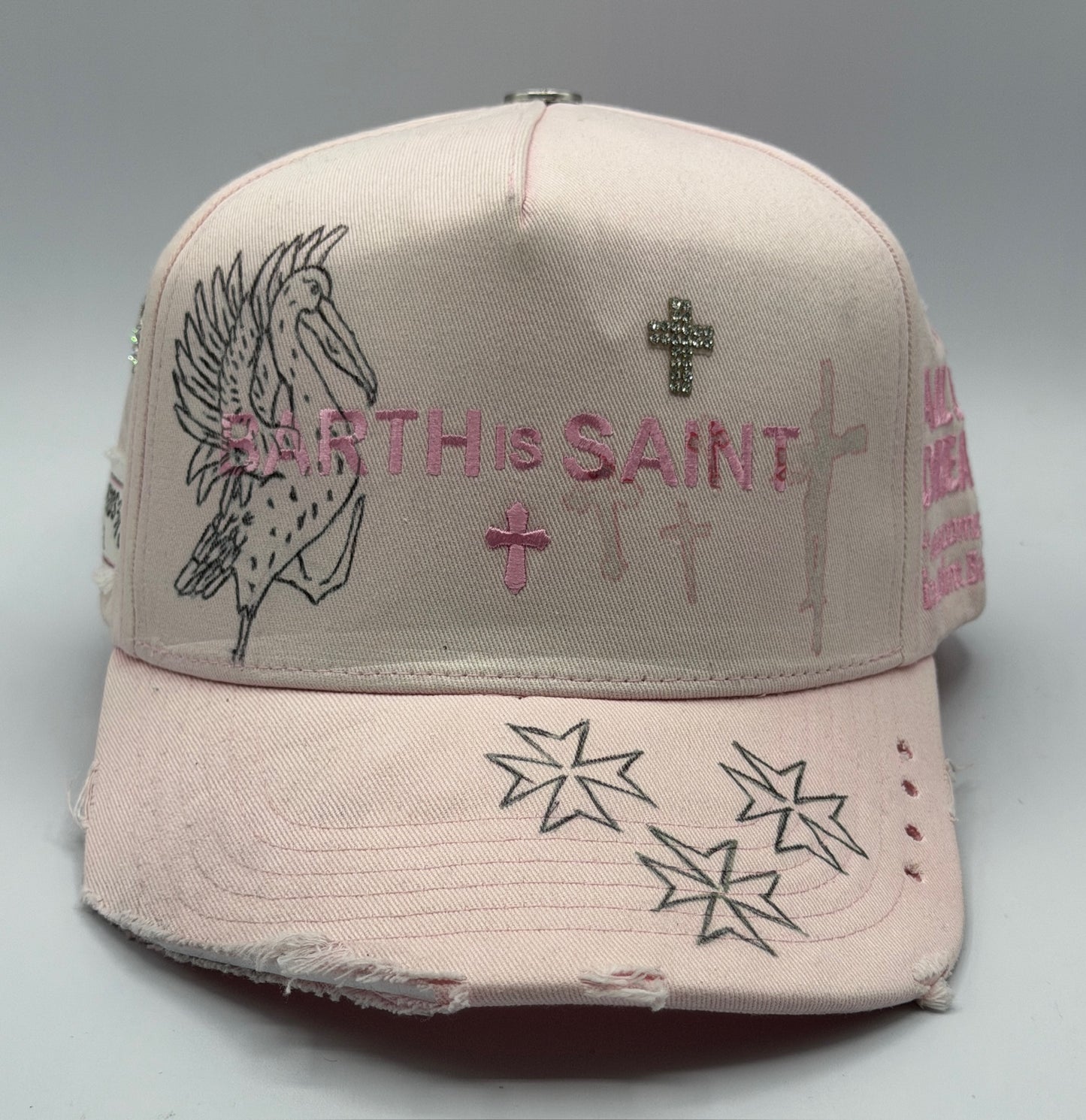 Dust of Gods Pink Trucker Cap