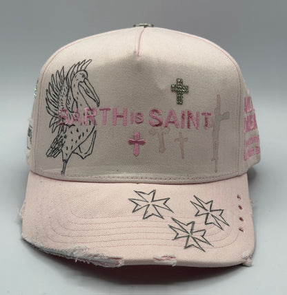 Dust of Gods Pink Trucker Cap