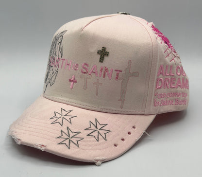 Dust of Gods Pink Trucker Cap