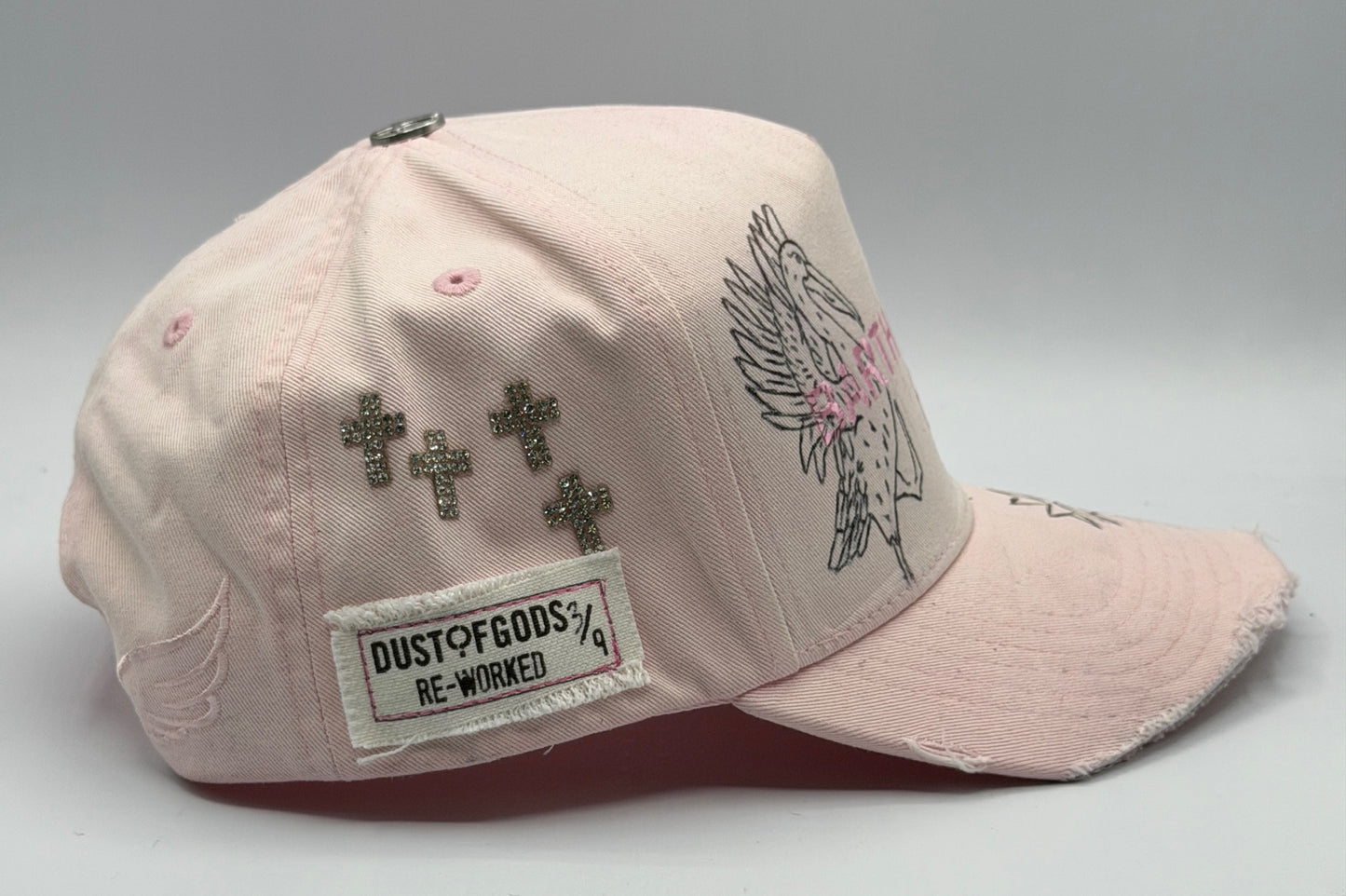 Dust of Gods Pink Trucker Cap