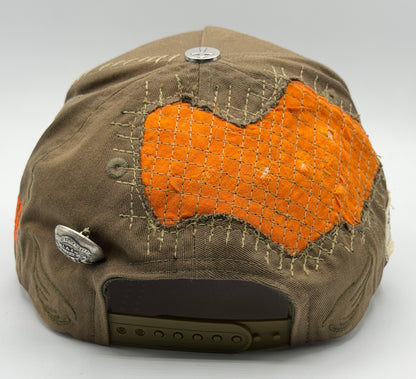 Dust of Gods Olive/Orange Truker Cap