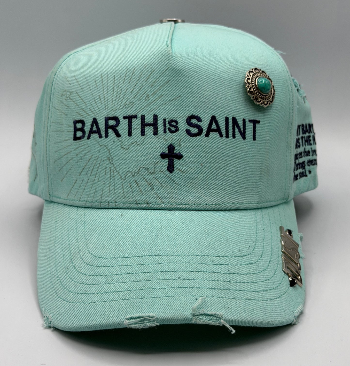 Dust of Gods Turquoise/Navy Trucker Cap