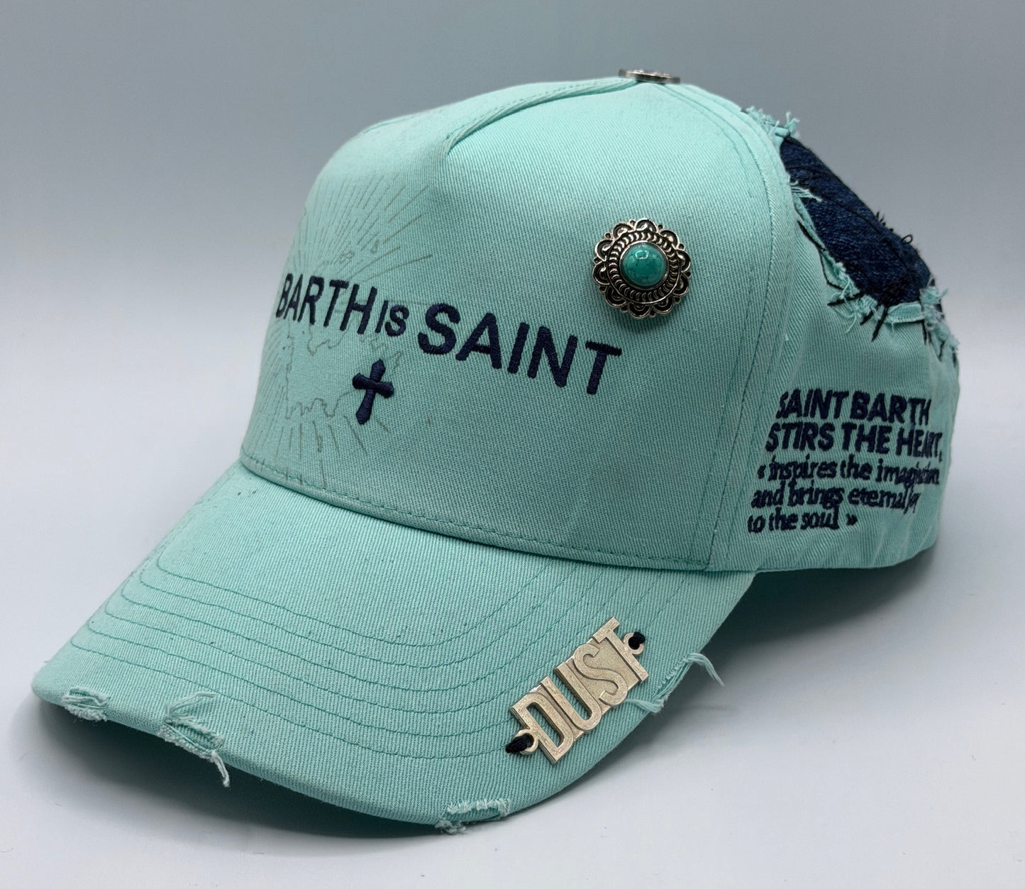 Dust of Gods Turquoise/Navy Trucker Cap