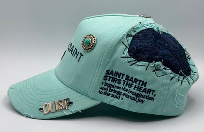 Dust of Gods Turquoise/Navy Trucker Cap