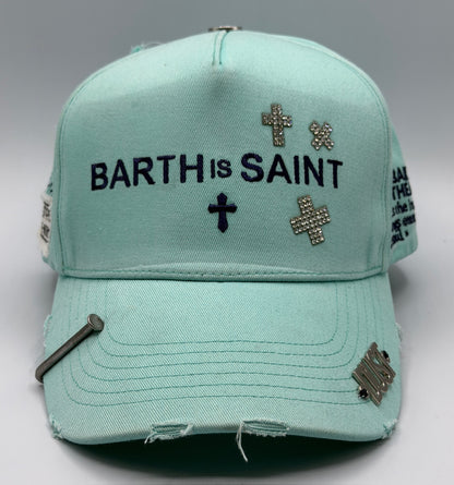 Dust of Gods Turquoise/Navy Blue Trucker Cap