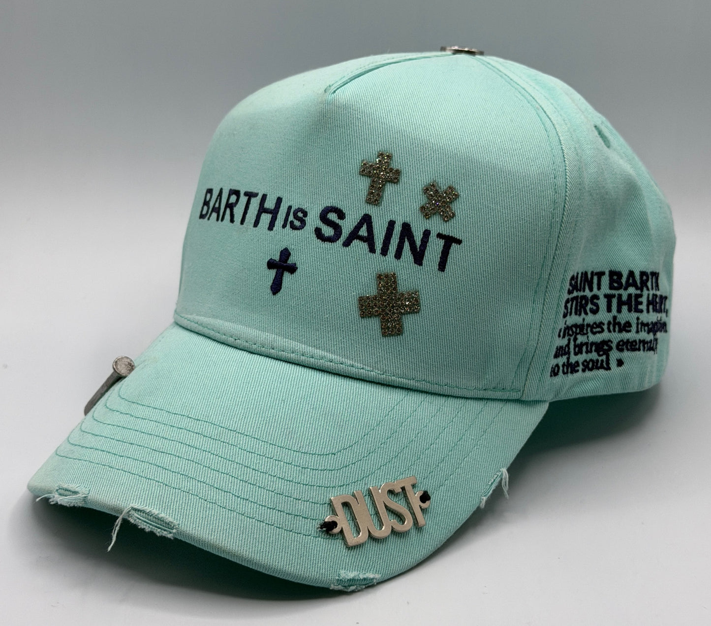 Dust of Gods Turquoise/Navy Blue Trucker Cap