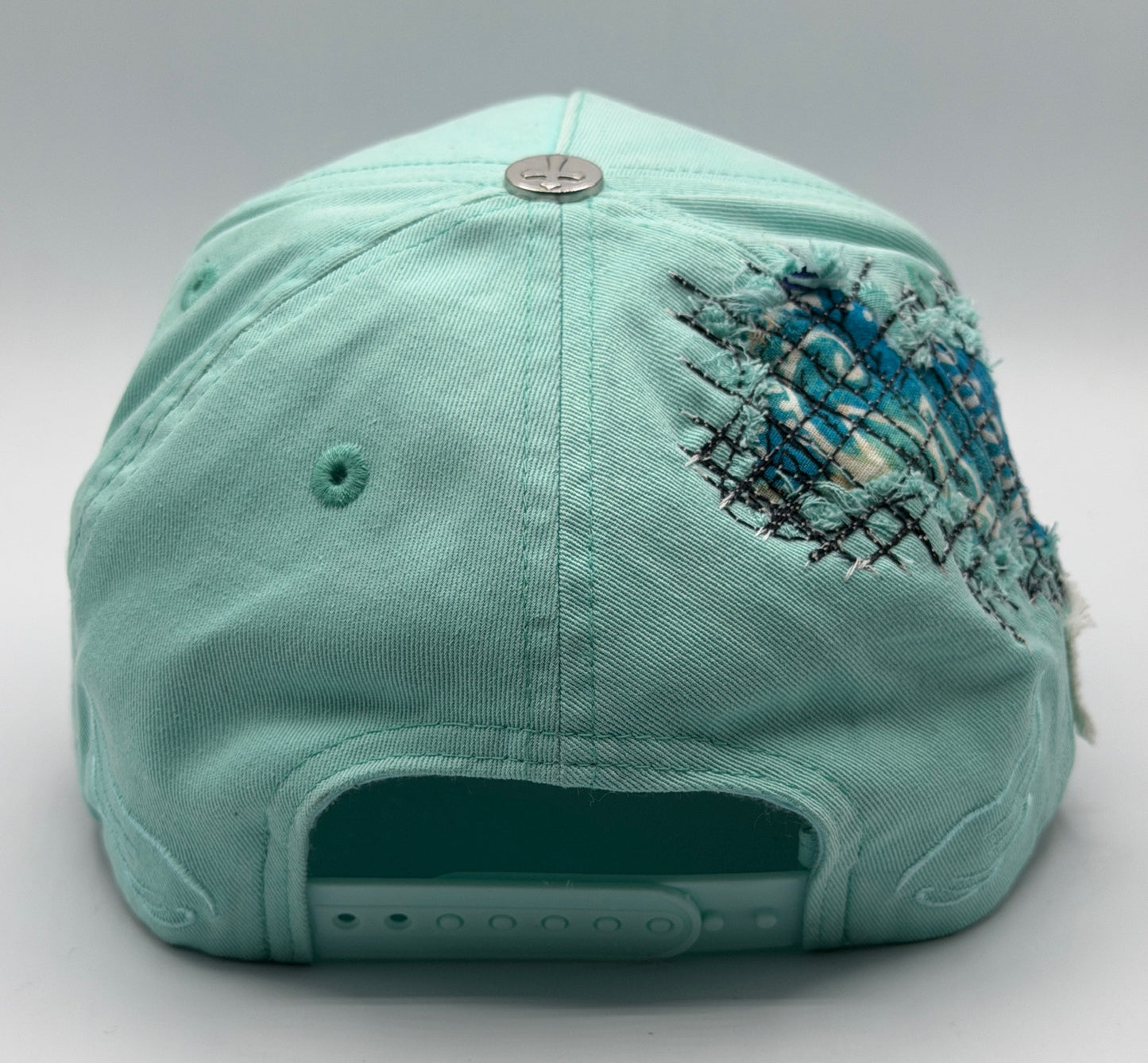 Dust of Gods Turquoise/Navy Blue Trucker Cap