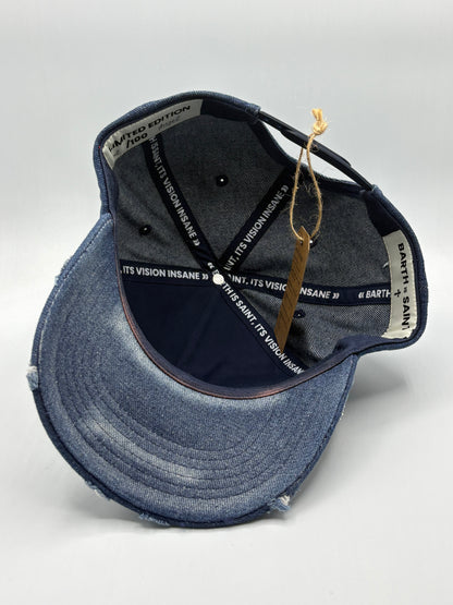 Denim White Trucker Cap