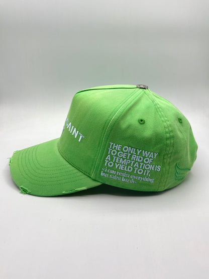 Green Light Blue Trucker Cap