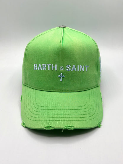 Green Light Blue Trucker Cap