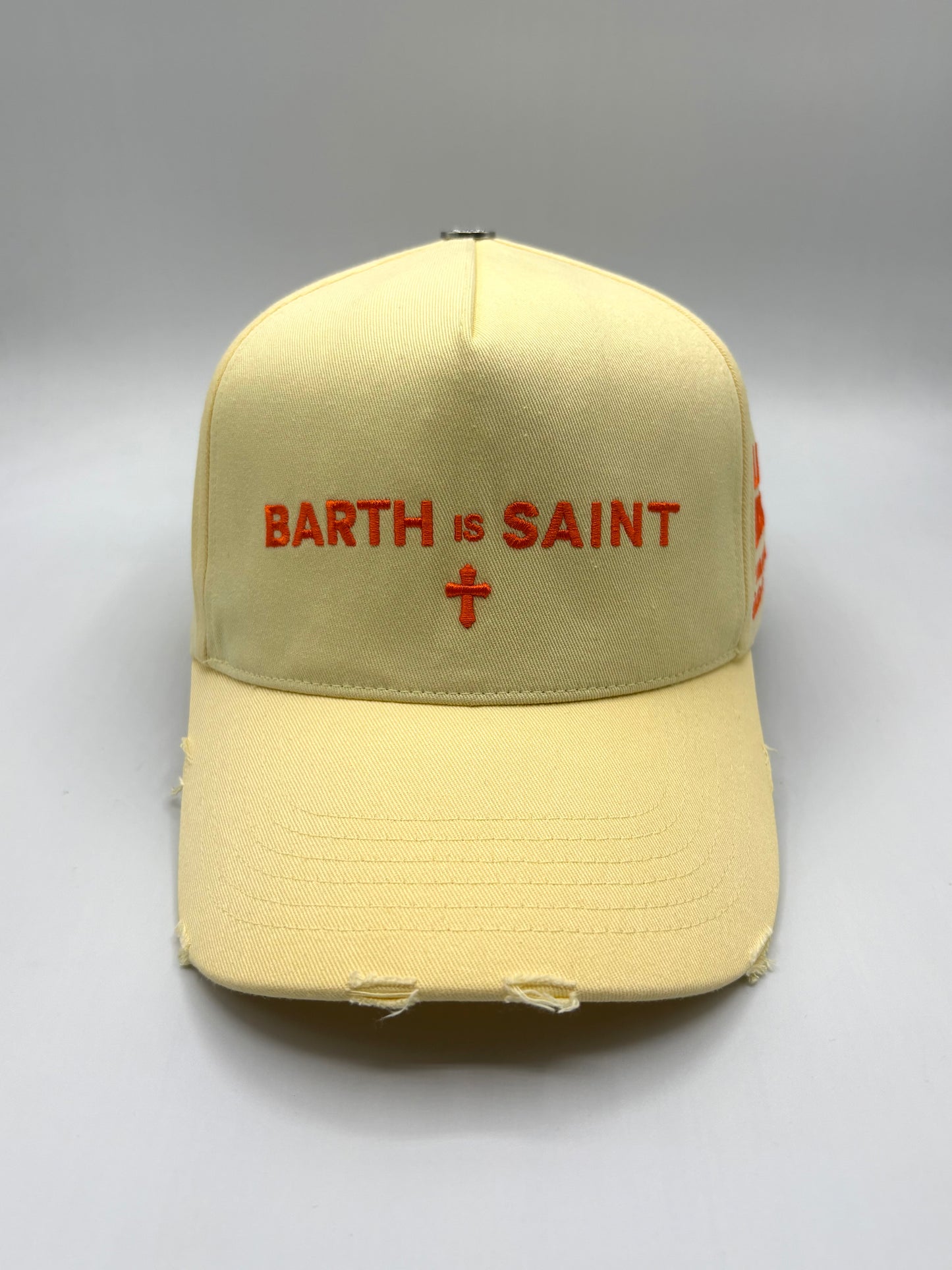 Yellow Orange Trucker Cap
