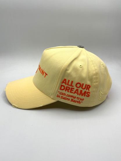 Yellow Orange Trucker Cap