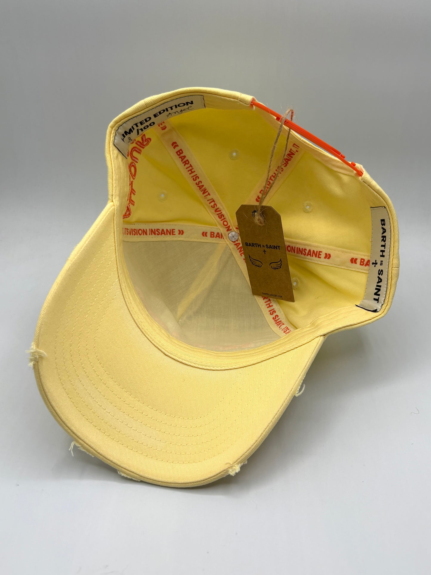 Yellow Orange Trucker Cap