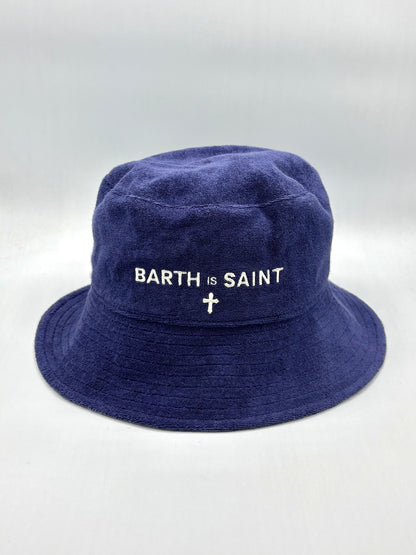 Reversible Off White Navy Bucket Hat