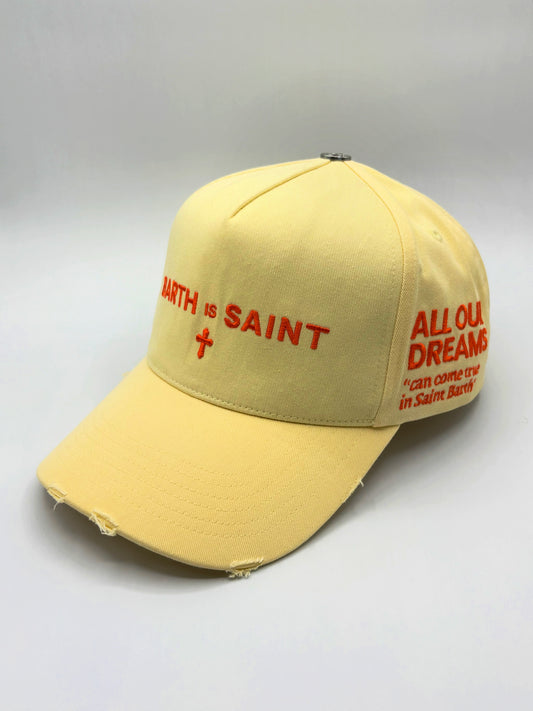 Yellow Orange Trucker Cap