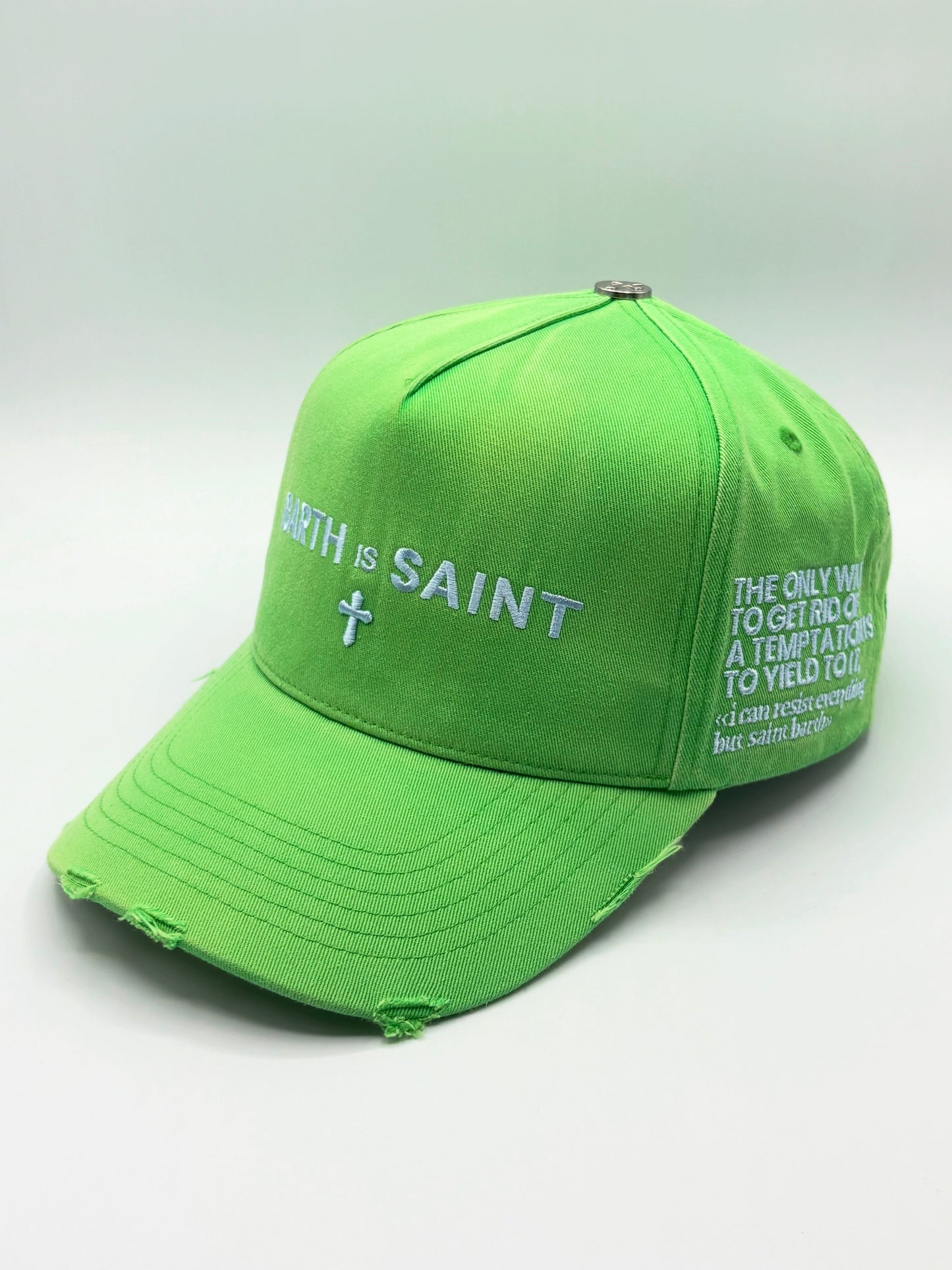 Green Light Blue Trucker Cap