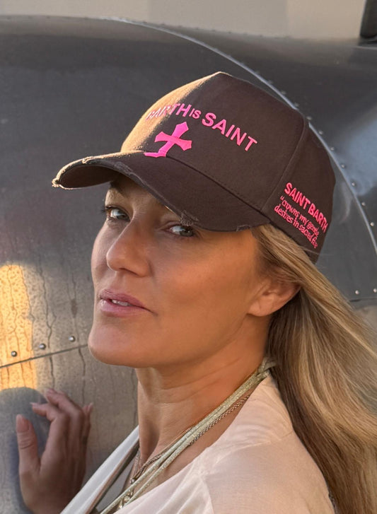 Charcoal / Pink Hat