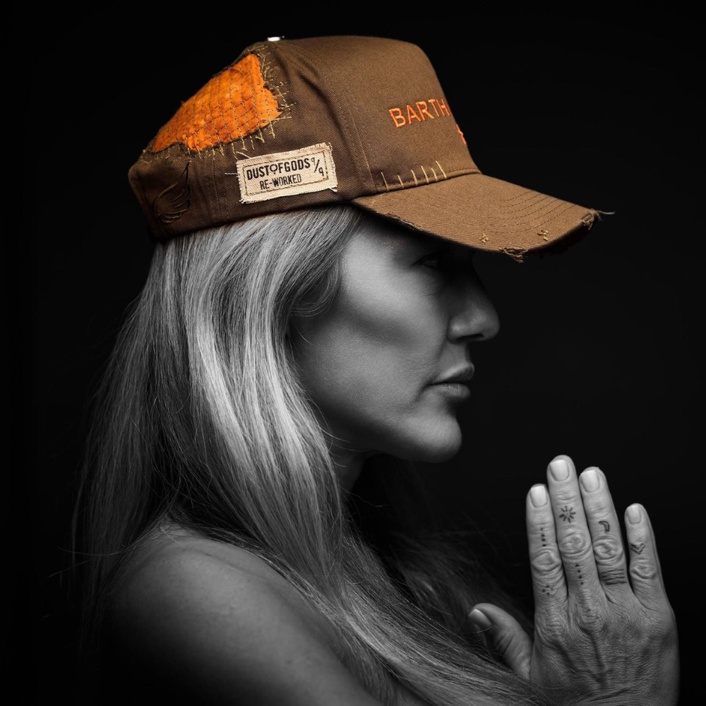 Dust of Gods Olive/Orange Truker Cap