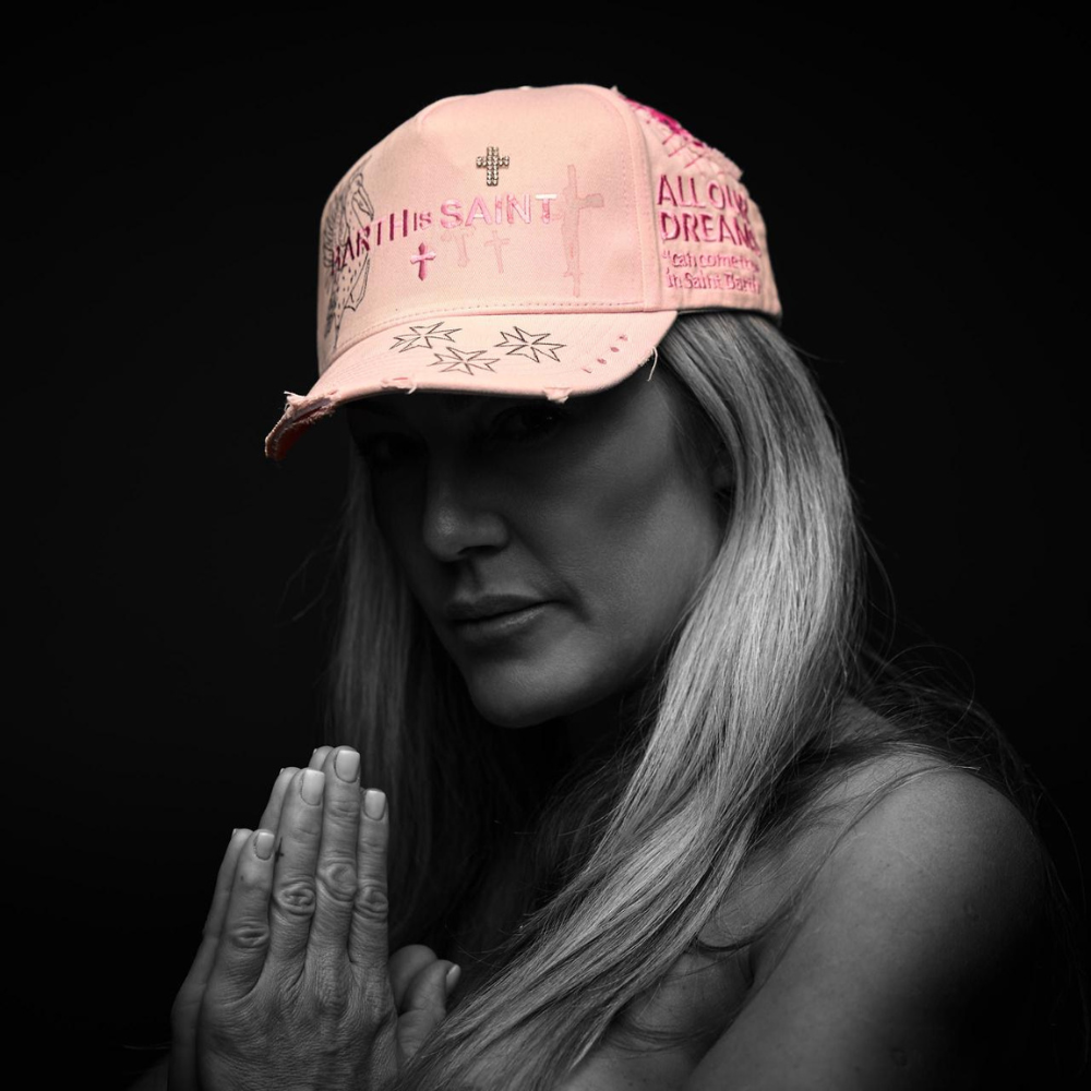 Dust of Gods Pink Trucker Cap
