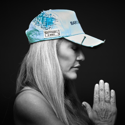 Dust of Gods Turquoise/Navy Blue Trucker Cap